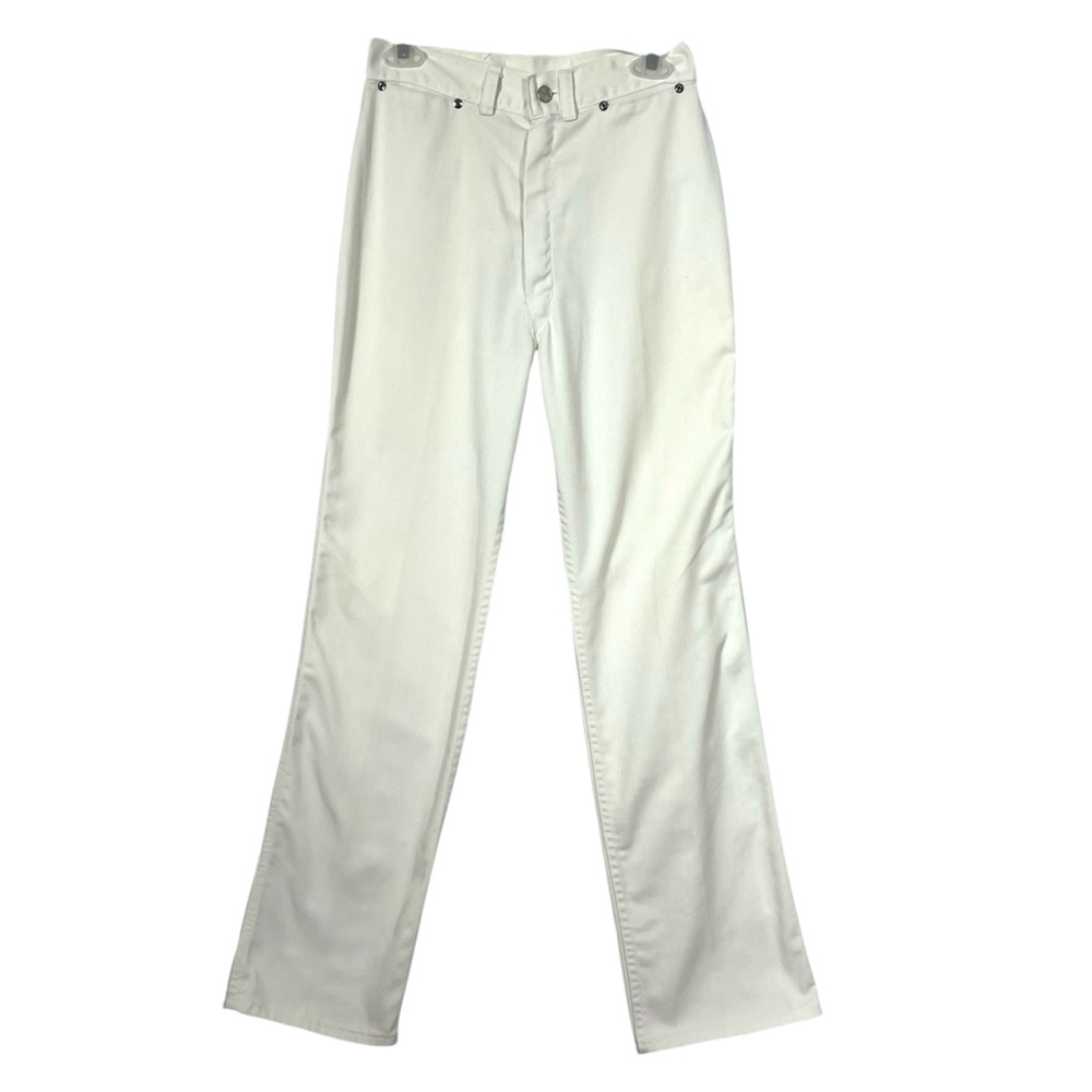 Tour de France Jeans Classic White Denim Pants 25” Retro Neutral Indie